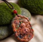 Painted Eight-Trigram Gourd Charm — Attract Wealth, Ward Off Evil, and Ensure Health - Image 2