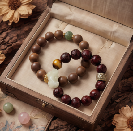 Ancient Sandalwood Wealth Bracelet Set
